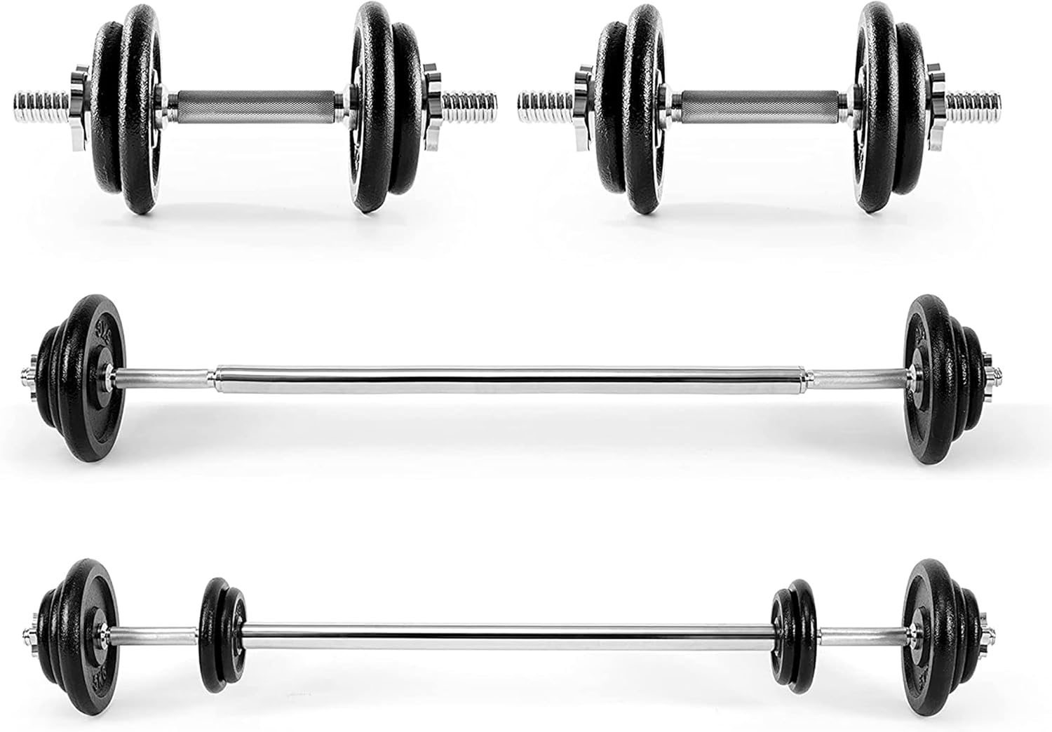 Ultrasport Weight Plates Dumbbell Set